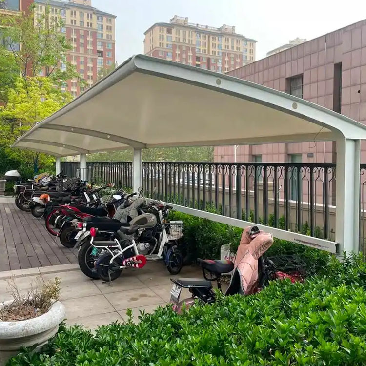 察隅县膜结构电动车棚